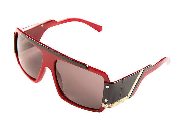 istock Rimmed red black and golden sunglasses 179230763