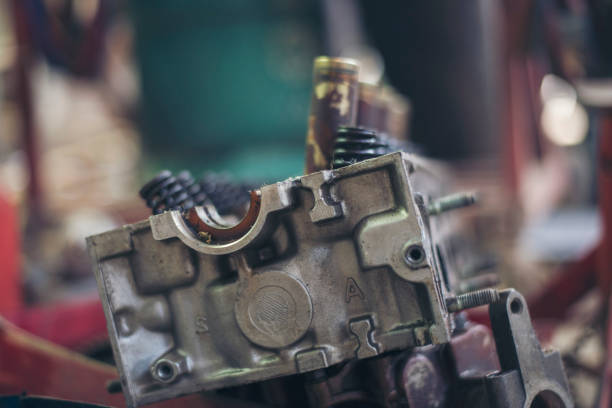 istock Heavy screw grungy rusted wrenches dirty screwdriver object. Industrial hardware set. Mechanic tools engineering equipment car auto repair shop with copy space. Blurred background mechanical service 1792310549