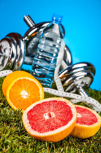 istock Fitness stuff with color, bright background 179231200