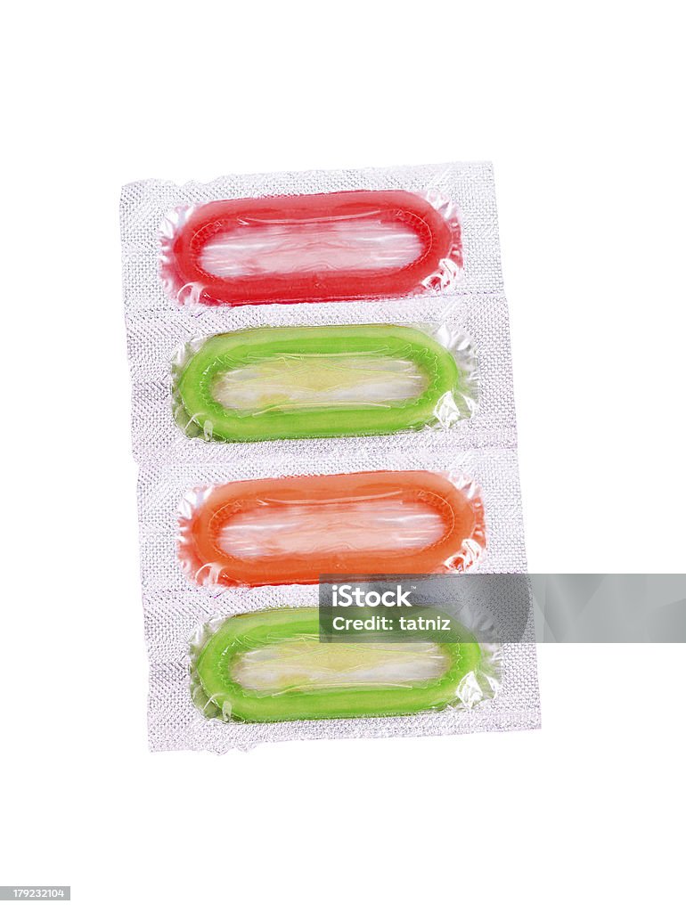 Colorful condoms AIDS Stock Photo