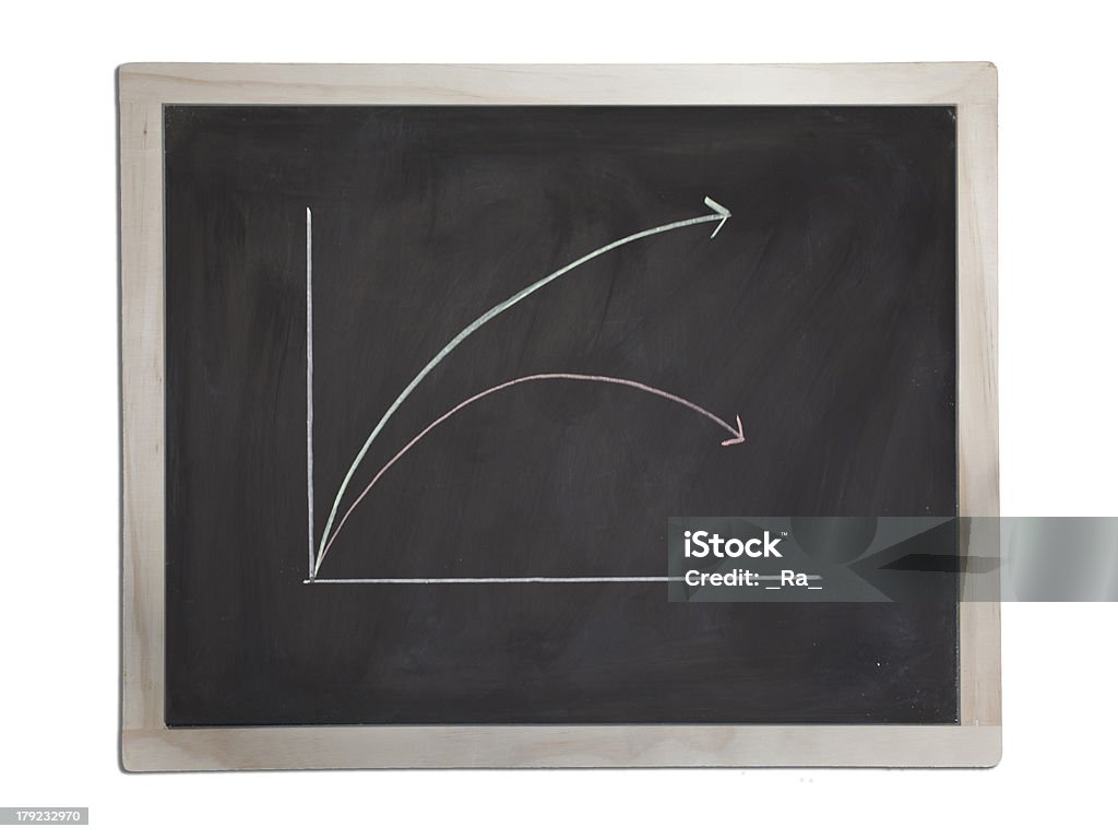 Blackboard с чертежами - Стоковые фото Горизонтальный роялти-фри
