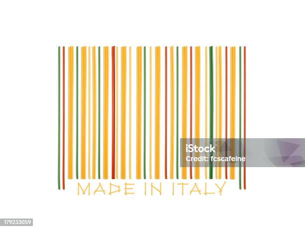 Barcode Mit Italienische Spaghetti Stockfoto und mehr Bilder von Ausverkauf - Ausverkauf, Ballettstange, Code