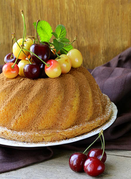 istock round sponge cake with berries cherry 179233133
