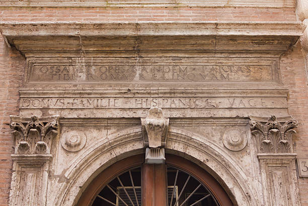 istock Latin Inscription Over a 15th Century Gate 179233568
