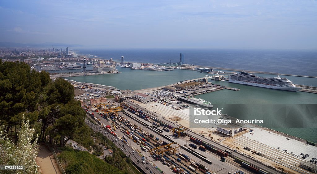 Von Barcelona - Lizenzfrei Hafen von Barcelona Stock-Foto