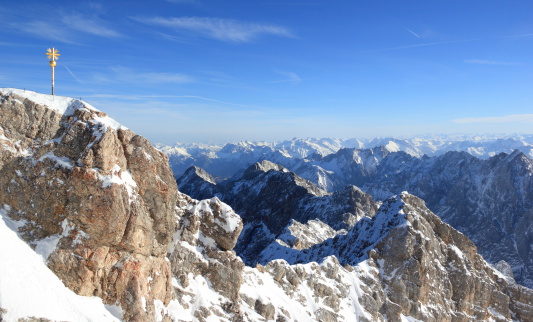 The Zugspitze, at 2,962 meters above sea level, is the highest mountain in Germany.