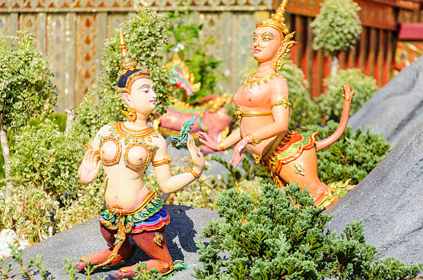 Kinnara statue - a kind of mythological creature