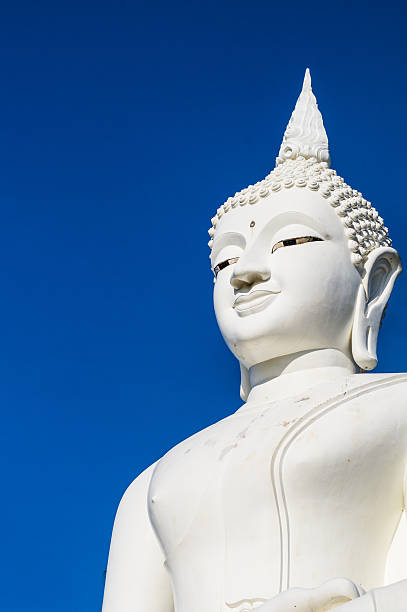 istock Buddha statue with blue sky background,Thailand 179234051