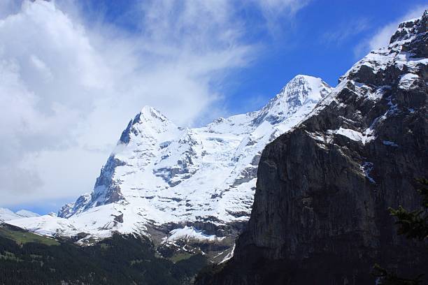 suiza - switzerland interlaken schreckhorn mountain fotografías e imágenes de stock