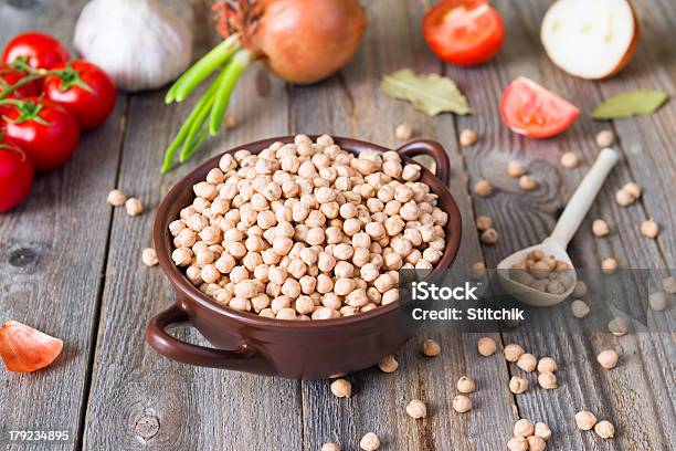 Chick Pea Stock Photo - Download Image Now - Basil, Bay Leaf, Bean