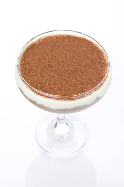 istock chocolate dessert with cream on a white background 179235137