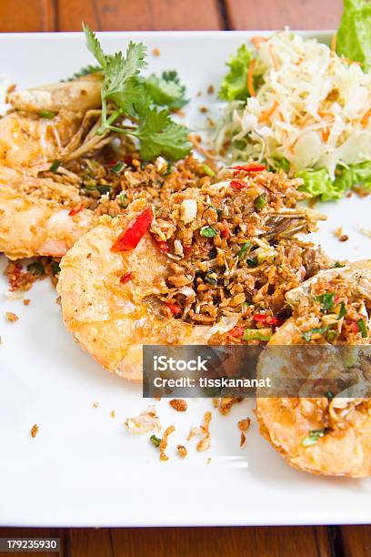 Würzige Frittierte Shrimps Mit Gemüse Stockfoto und mehr Bilder von Asien - Asien, Chili-Schote, Essgeschirr