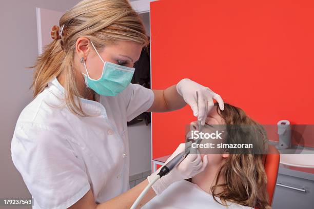Atención Dental Foto de stock y más banco de imágenes de Limpiar - Limpiar, Salud dental, Abrillantar