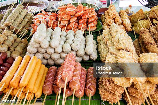태국인 거리 음식 거리에 대한 스톡 사진 및 기타 이미지 - 거리, 구, 굽기