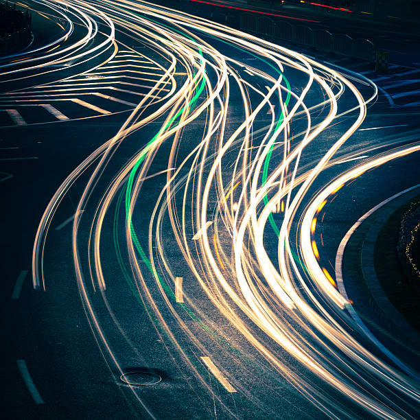 istock moving car with blur light through city at night 179238849