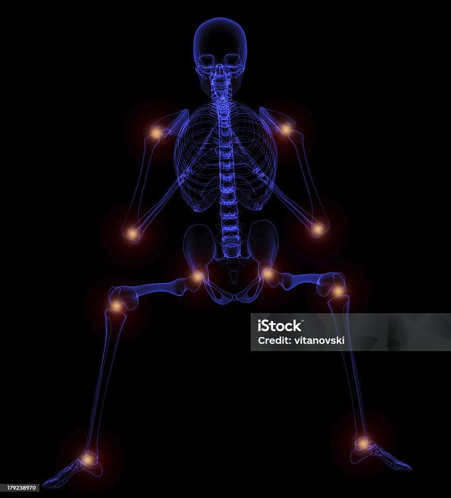 Douleur articulations - Photo de Anatomie libre de droits