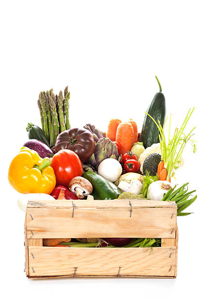 istock Assortment of fresh vegetables in a crate 179239491