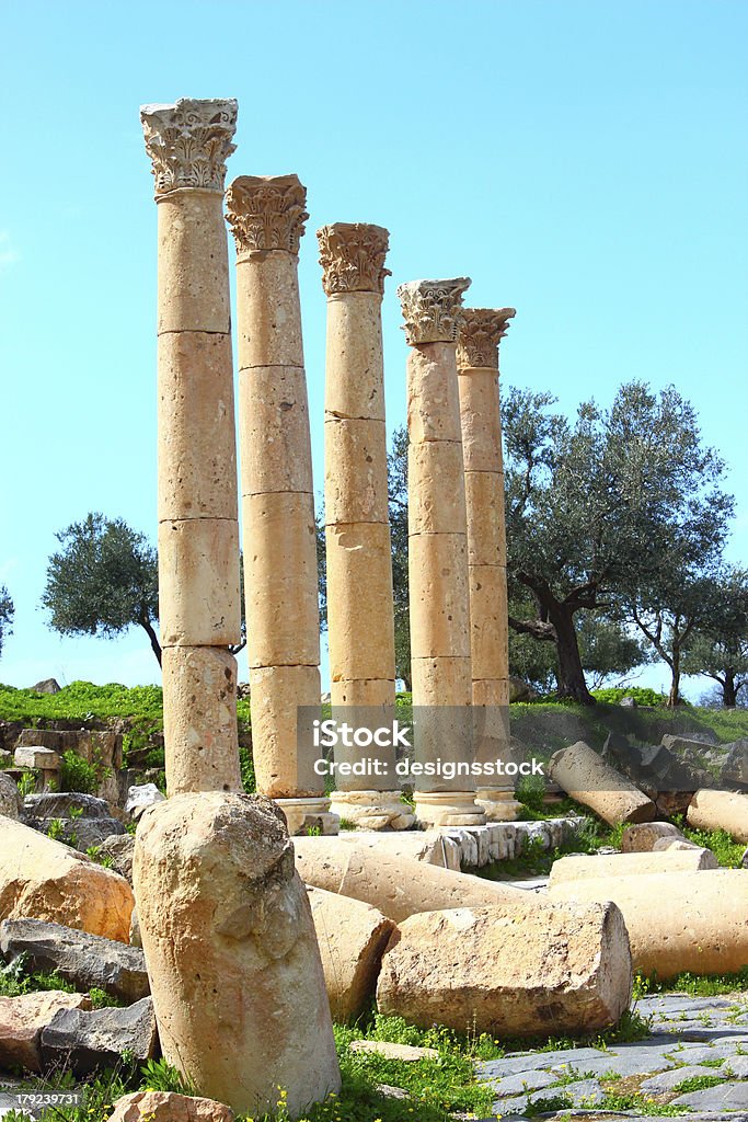 Umm Qais cidade - Foto de stock de Arqueologia royalty-free
