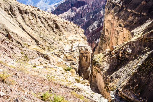 Peru, Cotahuasi canyon. The wolds deepest canyon.