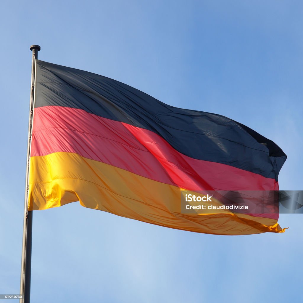 Drapeau allemand - Photo de Allemagne libre de droits