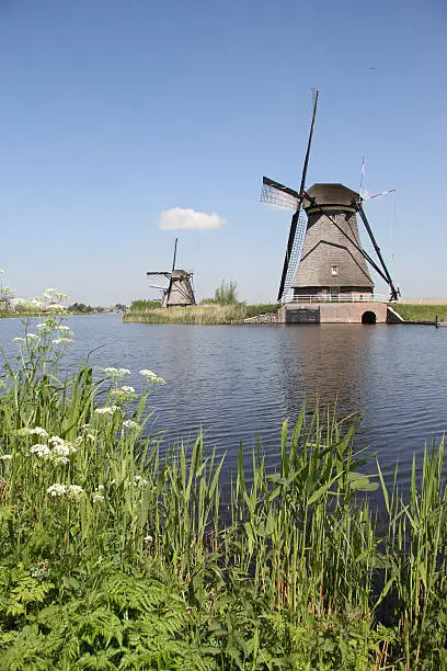 This Dutch Mill is part of the Mill network at Kinderdijk, an UNESCO World Heritage Site consisting of 19 windmills built in 1740. This is the largest concentration windmills in The Netherlands