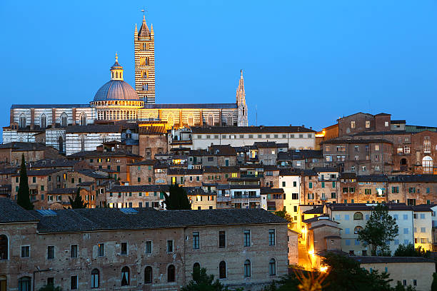 istock Panorama of Siena at dusk 179240965
