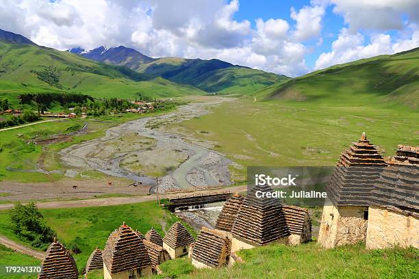 Dead Town In Caucasus Mountains Stock Photo - Download Image Now - Caucasus, Caucasus Mountains, Cemetery