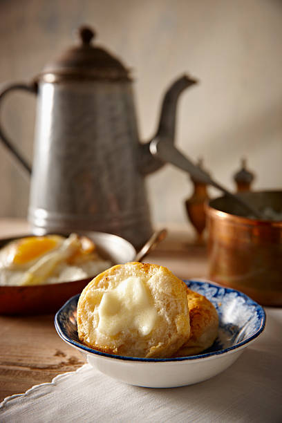 istock Homemade biscuit with butter 179241669