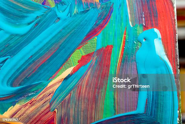 Foto de Arte Abstrata De Fundo Fundo Pintado À Mão Sem Feita e mais fotos de stock de Abstrato