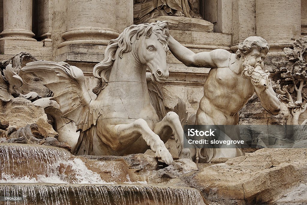 La fontaine de Trevi Rome - Photo de Capitales internationales libre de droits