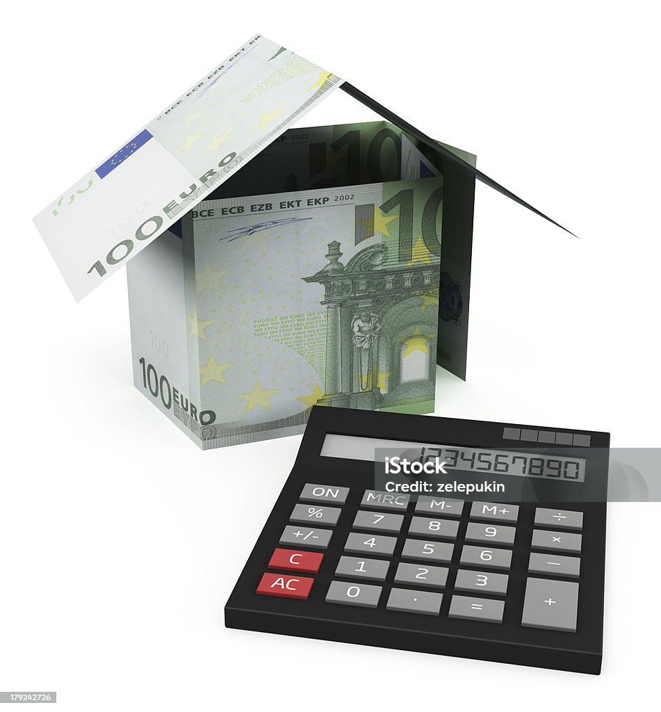Kredyt hipoteczny Kalkulator euro - Zbiór zdjęć royalty-free (Bez ludzi)