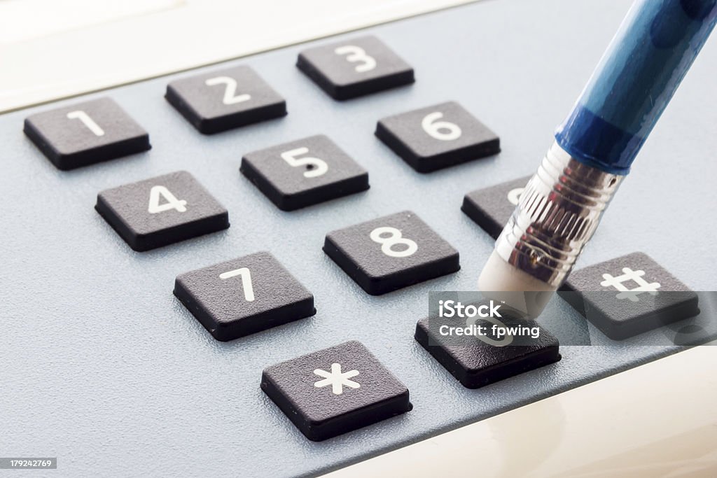 Teclado de Telefone - Royalty-free Auscultador de Telefone Foto de stock