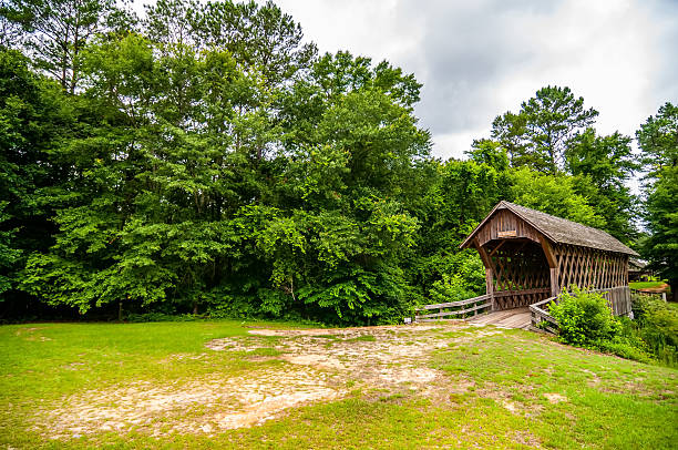 istock old wooden covered bridge in alabama 179242828