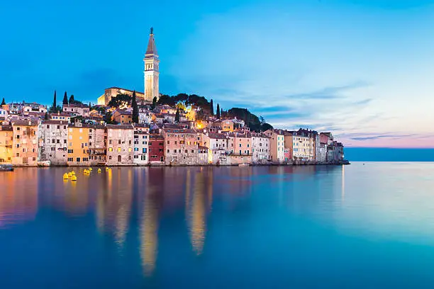 Rovinj is a city in Croatia situated on the north Adriatic Sea Located on the western coast of the Istrian peninsula, it is a popular tourist resort and an active fishing port.