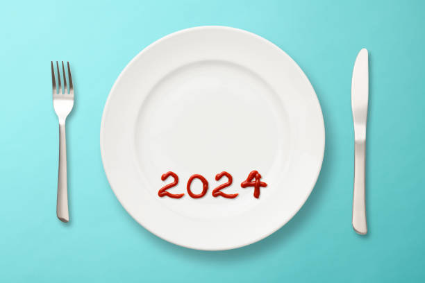 istock 2024 written with ketchup on white plate 1792439814