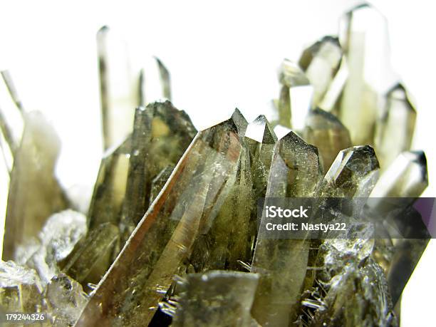 Efeito Smoky Quartzo Geode Cristais Geológicas - Fotografias de stock e mais imagens de Abstrato - Abstrato, Calcedónia, Fotografia - Imagem