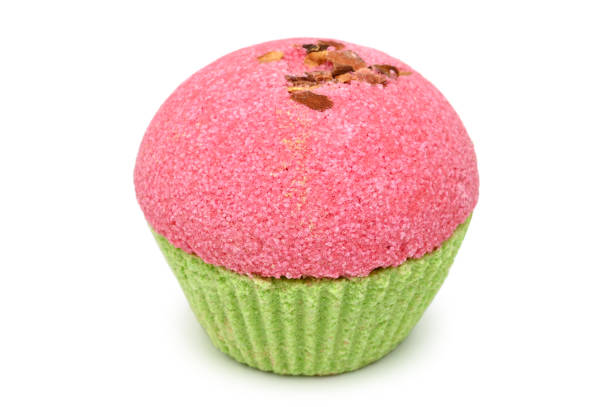 istock Aromatic bath bomb in the form of colored cupcake 1792447015