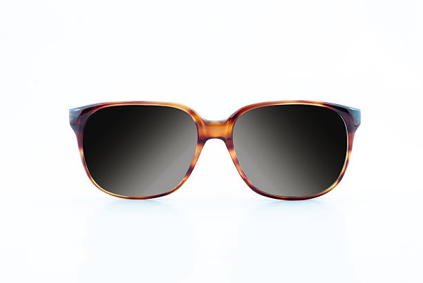 istock Brown sunglasses against a white background 179244734