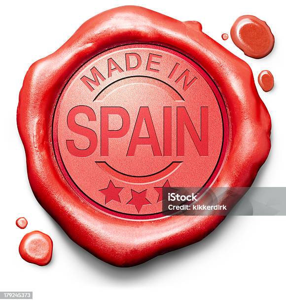 Made Em Espanha - Fotografias de stock e mais imagens de Brocado - Brocado, Carimbo, Cera