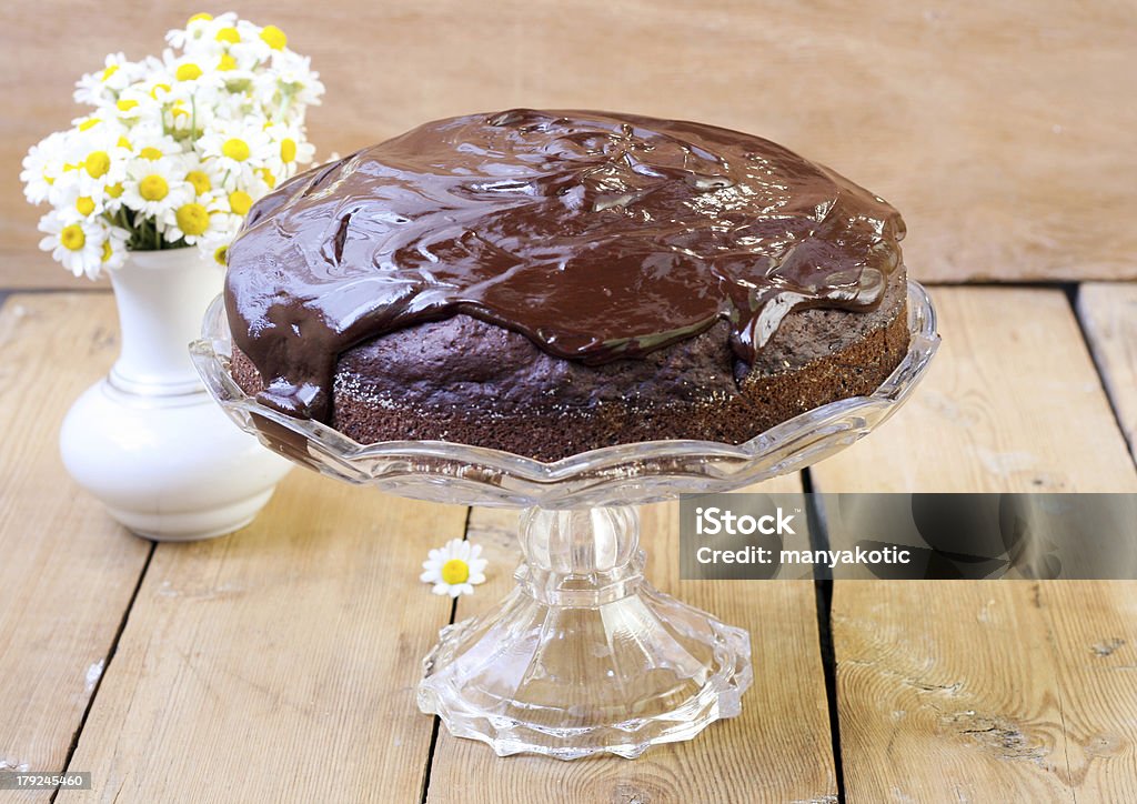 Zucchini chocolate cake Zucchini chocolate cake with chocolate glaze, selective focus 7-Grain Bread Stock Photo