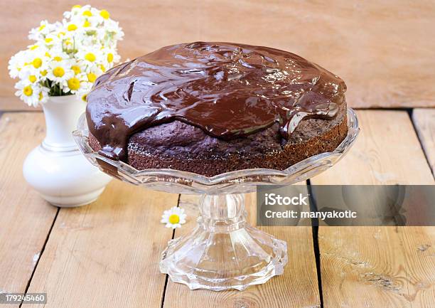 Zucchini Chocolate Cake Stock Photo - Download Image Now - 7-Grain Bread, Baked, Bran
