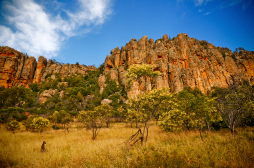 Mount Arapiles is rock formation in plains of western Victoria, Australia. Arapiles is a very popular destination for rock climbers due to the quantity and quality of climbs.