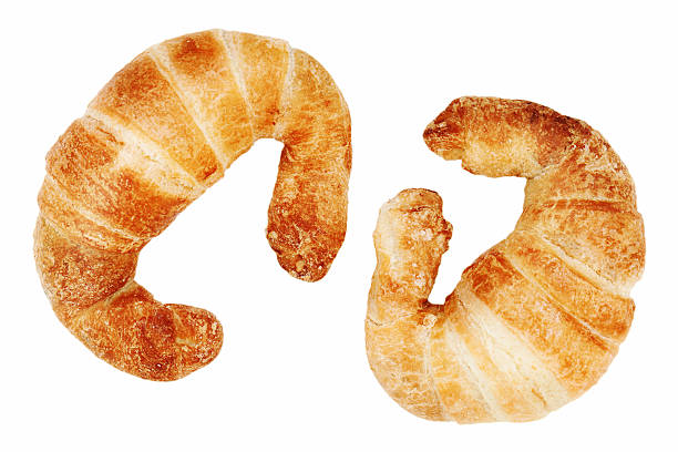 istock Fresh and tasty croissant isolated on white background. 179247467
