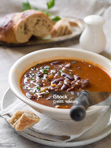 Bean Soup Stock Photo - Download Image Now - Bean, Beef, Bowl