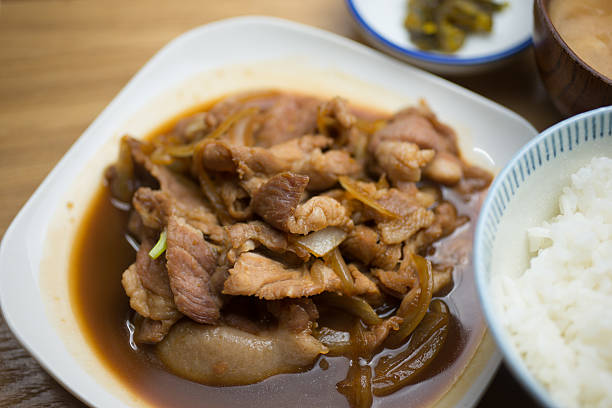 istock Japanese Cuisine Pork Shogayaki 179248273