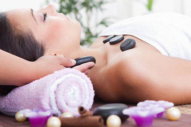 istock an attractive woman getting spa treatment 179248880