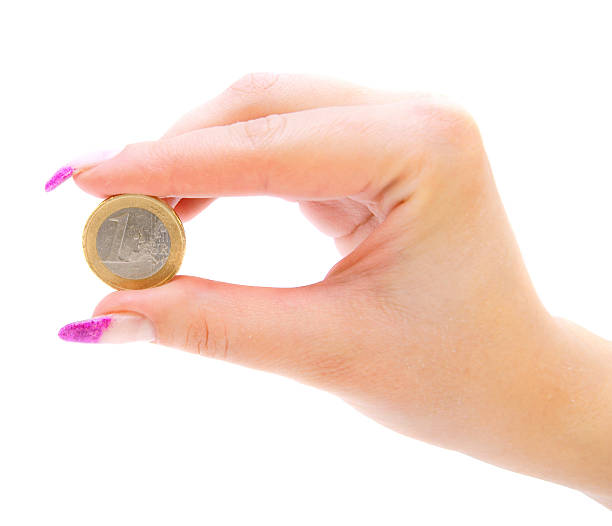 istock Coin in hands. On a white background. 179249478