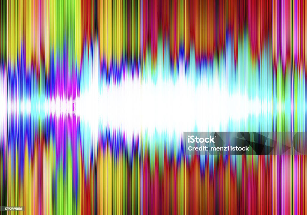 Abstrato ondas de som coloridas check - Foto de stock de Abstrato royalty-free