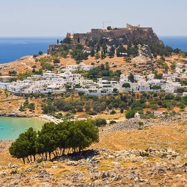 istock Lindos, Rhodes, Greece 179250659