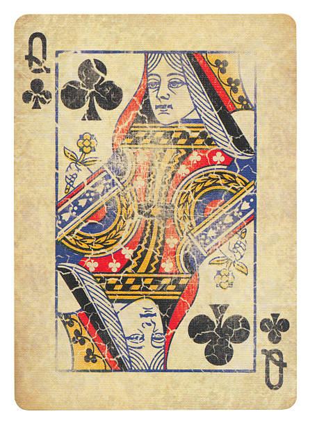 istock Queen Of Clubs Isolated (clipping path included) 179250713